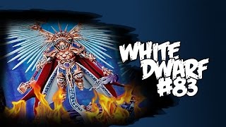 New Celestant Prime amp Airbrush Paintsl White Dwarf 83 Review [upl. by Ahsei698]