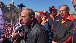 LiUNA Rally for Fairness against Schedule 14 of the Ontario Liberal Budget [upl. by Cammy]