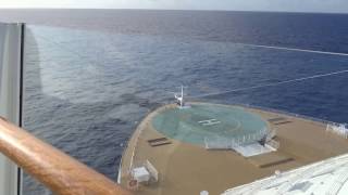 Harmony of The Seas Glass Floor Port Bridge Wing [upl. by Dovev]