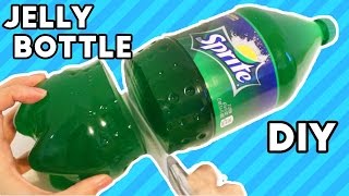 DIY How To Make a HUGE Gummy Sprite Jelly Bottle [upl. by Amikay]