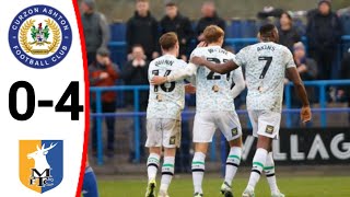 Curzon Ashton vs Mansfield Town 04 All Goals and Extended Highlights [upl. by Candra428]