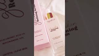 Glass skin serum Niacinamide Serum  Organic lab serum Reviewwithheer [upl. by Duarte105]