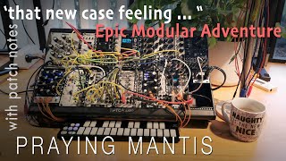 4K that new case feeling Modular Impro PRAYING MANTIS eurorack hikari qubit disting [upl. by Orimar]