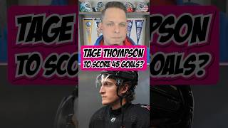 Martin Biron has Tage Thompson tucking 45 goals at the very MINIMUM if he stays healthy [upl. by Waneta]