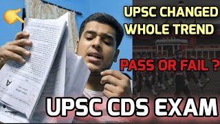 UPSC CDS EXAM Review ✅️  How was My Exam  Pass or Fail upscndacdsdefencecdsexam [upl. by Nevyar]