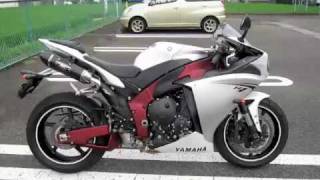 YAMAHA YZFR1 2009 with Yoshimura Exhaust [upl. by Noimad]