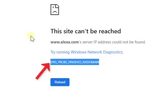 DNSPROBEFINISHEDNXDOMAIN in chrome Solved [upl. by Alat]