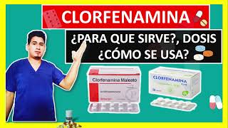 💊 ¡Descubre Qué es y Para Qué Sirve Clorfenamina Dosis y Cómo se Toma [upl. by Letty]