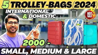 🔥SALE🔥Best Trolley Bags Under 2000⚡Best Trolley Bags 2024 India⚡Best Trolley Bag In India 2024⚡ [upl. by Idnib]