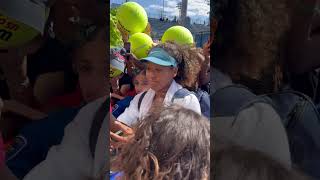 Naomi Osaka Delights Adoring Fans at US Open Fan Week 2024 [upl. by Hittel]