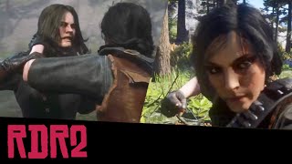 RDR2 Moonstone Pond Brawl  PVP Gameplay  Fist Fight Combat Catfight beatdown [upl. by Boffa708]