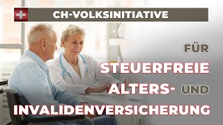 CHVolksinitiative für steuerfreie Alters und Invalidenrenten  03032021  wwwklatv18236 [upl. by Aisya339]