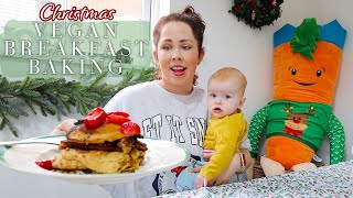 TRYING A CHRISTMAS BREAKFAST RECIPE  EASY Vegan Christmas Recipe This Did NOT Go To Plan ad [upl. by Philipp]