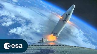 Ariane 6 first flight highlights [upl. by Arok]