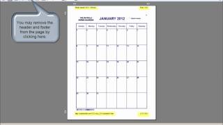 The NoFrills Printable Calendar  How To Print Our Calendars in Portrait and Landscape Mode [upl. by Griff798]