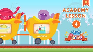 Endless Learning Academy  Lesson 4  SCHOOL HOUSE CHORES BATH BEDTIME  Originator Games [upl. by Ainehta]