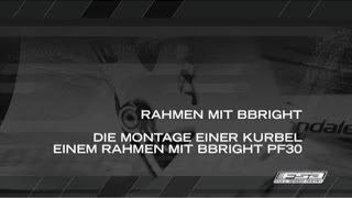 Montage einer Kurbel einem Rahmen mit BBRight PF30  FSA Rennrad [upl. by Nunes253]