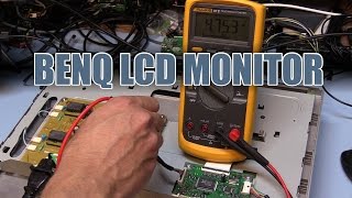 SDG 017 Benq LCD Monitor Teardown and Repair [upl. by Dahij]