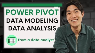 How to Model and Analyze Data in EXCEL using POWER PIVOT [upl. by Lyall]