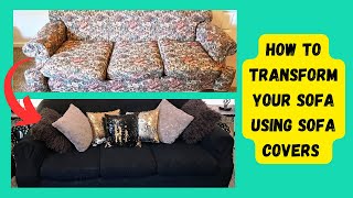 How transform you sofa using these sofa seat covers [upl. by Waverly62]