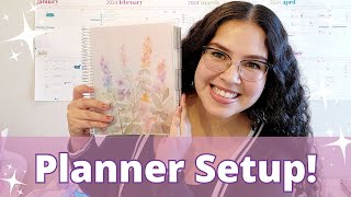 Erin Condren Monthly Planner Setup 2025  Planner Movein Tips And Tricks [upl. by Frazer]