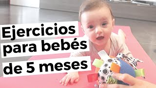 Ejercicios para tu bebé de 5 meses❤️ Pásate y verás como disfrutan🥰 [upl. by Eniamahs]