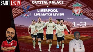 ALISSON SAVES THE DAY  CRYSTAL PALACE V LIVERPOOL  LIVE MATCH REACTION  13 [upl. by Ysle]