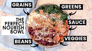 How To Create a Delicious Nourish Bowl Every Time  Vegan Oil Free [upl. by Anoli200]