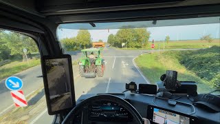 POV Truck Driving in Germany 🇩🇪  Local Trip to Deliver europe germany truck life automobile [upl. by Mide]