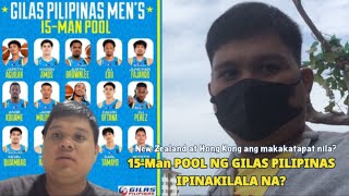 15MAN POOL NG GILAS PILIPINAS PARA SA FIBA ASIA CUP QUALIFIERS IPINAKILALA NA [upl. by Marentic]