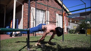 April 7  Planche press negative practice  Rehab Phase [upl. by Jeane241]