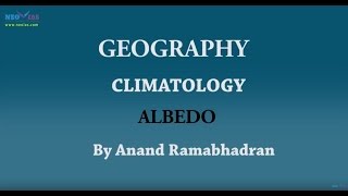 Albedo  Climatology  Geography  NEO IAS [upl. by Levana318]