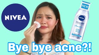 NIVEA MICELLAIR 0 ALCOHOL honest review  steph supero [upl. by Duile33]