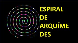 Cómo construir la Espiral de ArquímedesGeogebra [upl. by Nyledam]