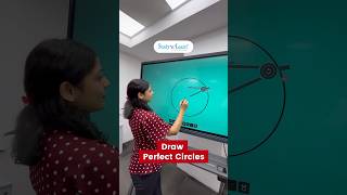 Interactive Flat Panel 65 Inch Smart Board  How To Use Smart Board Compass  Math Tools [upl. by Adnohryt]