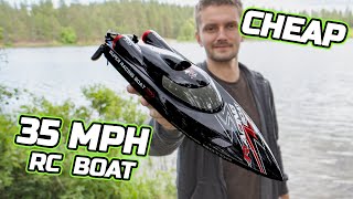 Cheap and Fast Brushless RC Boat  Wltoys WL916 Rc Boat [upl. by Llewellyn121]