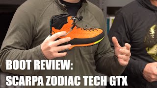 Boot Review Scarpa Zodiac Tech GTX [upl. by Troy]