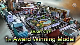 Award Winning Model  Smart City Project  City Model Making  Smart City Model Kaise Banaen [upl. by Ansilme]