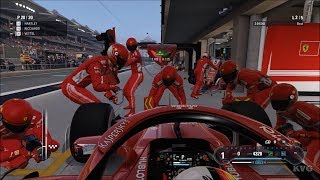 F1 2018  Yas Marina Circuit  PIT Stop Gameplay PC HD 1080p60FPS [upl. by Ajnek]