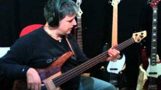 Vacanze romane by MATIA BAZAR fretless bass line by Rino Conteduca with bass STATUS S1 [upl. by Heigho421]