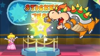 Paper Mario Sticker Star Walkthrough  Sticker Fest and W11 Warm Fuzzy Plains [upl. by Malchy860]