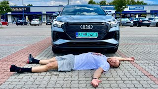 AUDI Q4 ETRON  Elektricke Audi so zadnym pohonom  KOZA BOBKOV CARS [upl. by Anahpets]