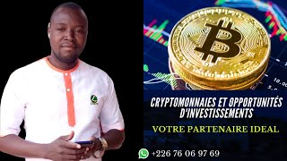 COMMENT INVESTIR DANS LES CRYPTOMONNAIES AU BURKINA FASO [upl. by Illac]