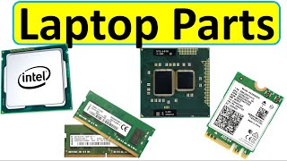 Parts of the laptop motherboard computer basic parts explained [upl. by Lateh]