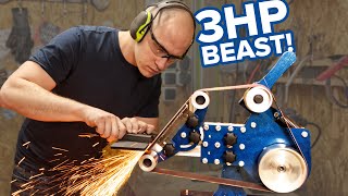 DIY 48x2” Belt Grinder  It’s a beast [upl. by Yras]