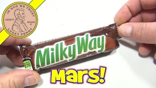 Milky Way Candy Bar  USA Candy Tasting Review [upl. by Lewse]