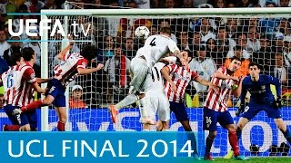 Real Madrid v Atlético Madrid 2014 UEFA Champions League final highlights [upl. by Rehpotsrhc743]