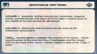 Classification of Main Shock vs Aftershock [upl. by Ahpla]