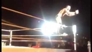 Randy Orton Attacked By Fan At WWE Show Cape Town SA [upl. by Weinberg]