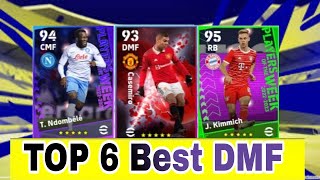 Top 10 Best Defensive Midfielders DMF In efootball 2023 Mobile  Best DMF in efootball 💥💥💥 [upl. by Rossuck139]